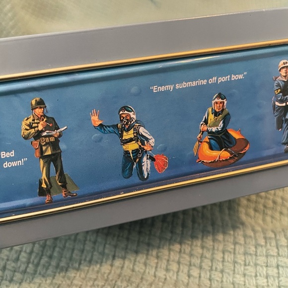 Vintage 1998 Hasbro GI Joe Action Sailer Metal Lunch Box - No Thermos - Picture 5 of 8